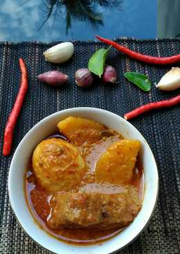 Rendang tahu telur kentang #pr_recookrancakbana