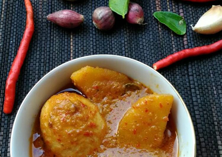 gambar untuk resep makanan Rendang tahu telur kentang #pr_recookrancakbana