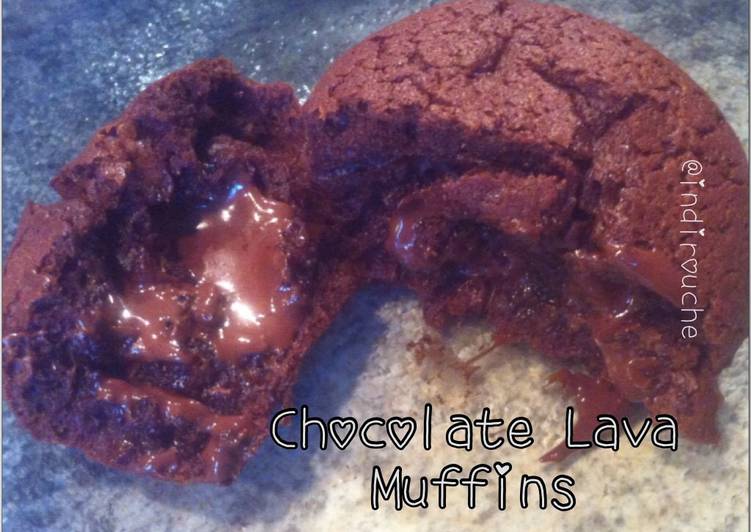 gambar untuk resep Chocolate Lava Muffins