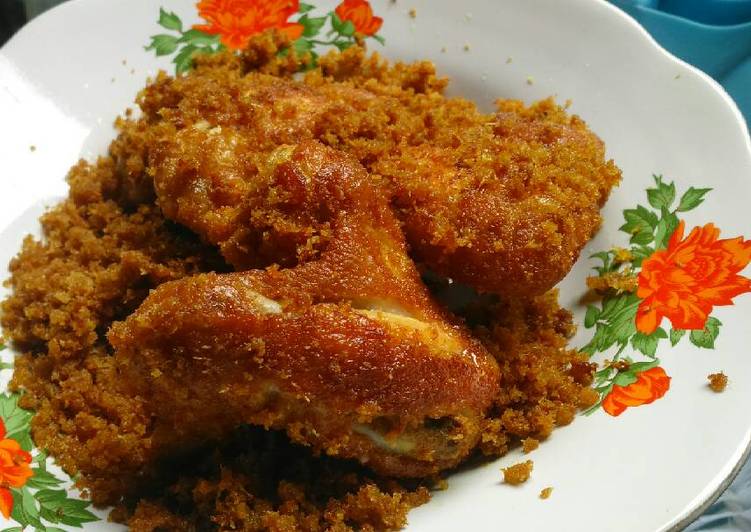Ayam Goreng Serundeng Halus Foto Resep Utama Ayam Goreng Serundeng Halus Foto Resep Utama