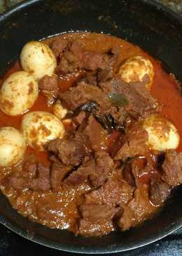 Rendang daging+telor