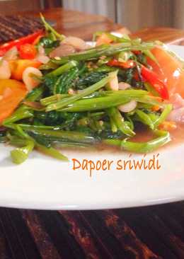 Tumis kangkung balacan (#postingrame2_sayurtumis)