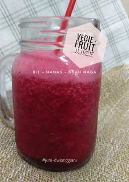 Jus BNN : Bit Nanas buah Naga