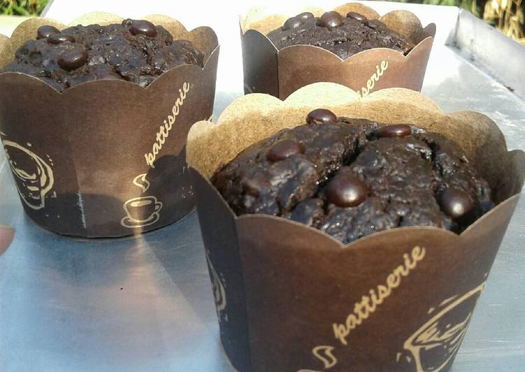 resep lengkap untuk Muffin coklat