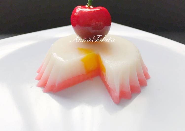 gambar untuk resep Milky Mango Pudding