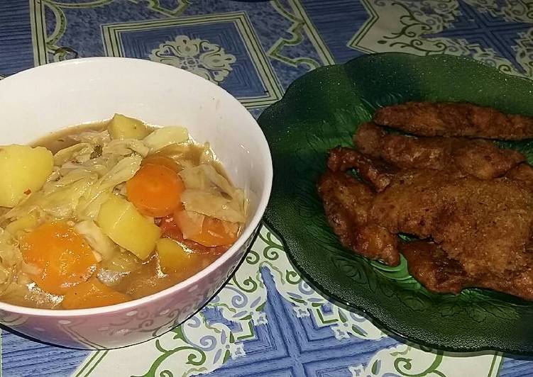 Resep Nila goreng tepung + saus sop Dari Athyasuaretein