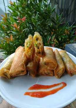 Lunpia isi jagung manis