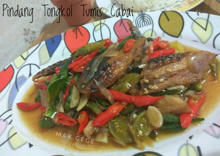 resep Pindang Tongkol Tumis Cabai (rindu kerja lagi??)