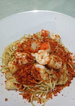 Spaghetti Udang Pedas
