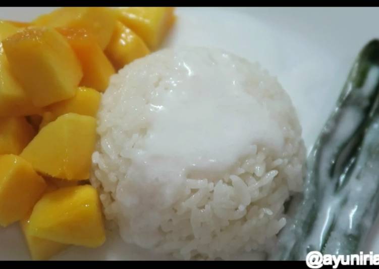 gambar untuk cara membuat Mango Sticky Rice