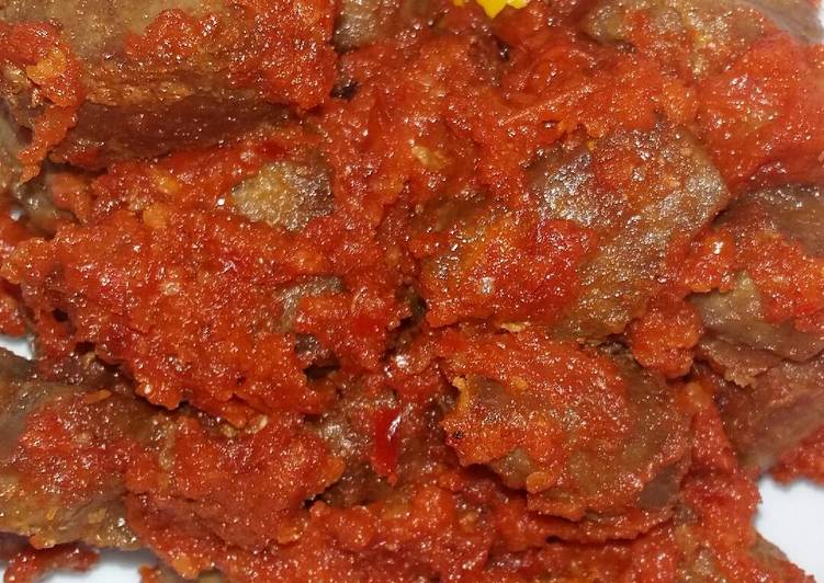 resep masakan Ikan tuna goreng saus(Saus balado)Rica2