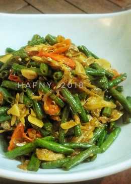 Tumis Kacang Panjang Ikan Asin Enak Gampang