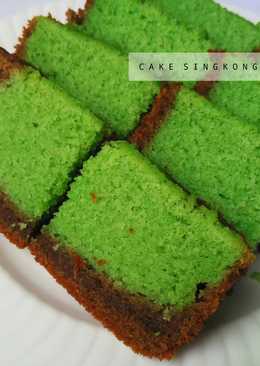 Cake Singkong Pandan Moka