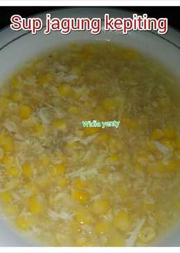 Sup jagung kepiting