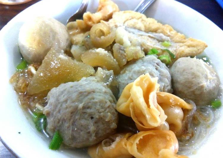 resep makanan Bakso sapi (pake blender)