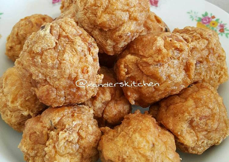 resep lengkap untuk Bakso goreng