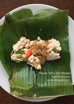 Pepes Tahu Teri Medan ala PakDhe Kitchen