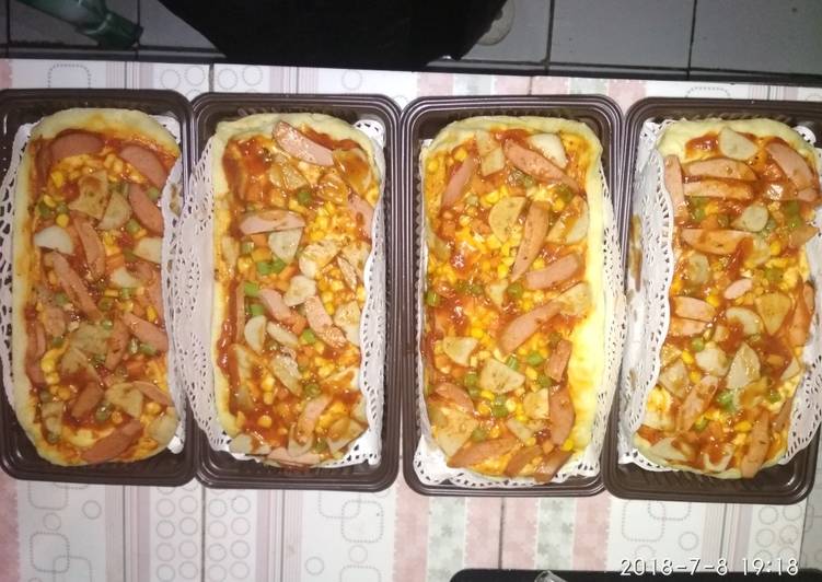 resep masakan Pizza long Pizza panjang super empuk