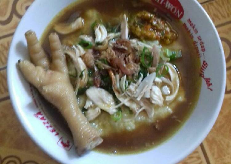 cara membuat Bubur ayam edisi kangen kampung halaman