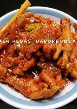 Ceker Pedas (masakan rumah sederhana)