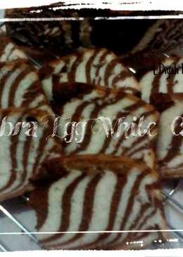 Zebra Cake Putih Telur (All in 1 Methode)