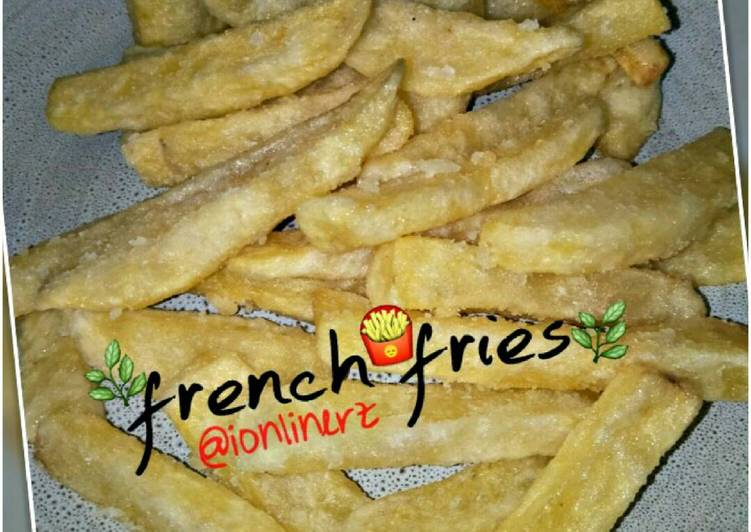 bahan dan cara membuat Cemilan Kentang Goreng (French Fries) ??ala KFC