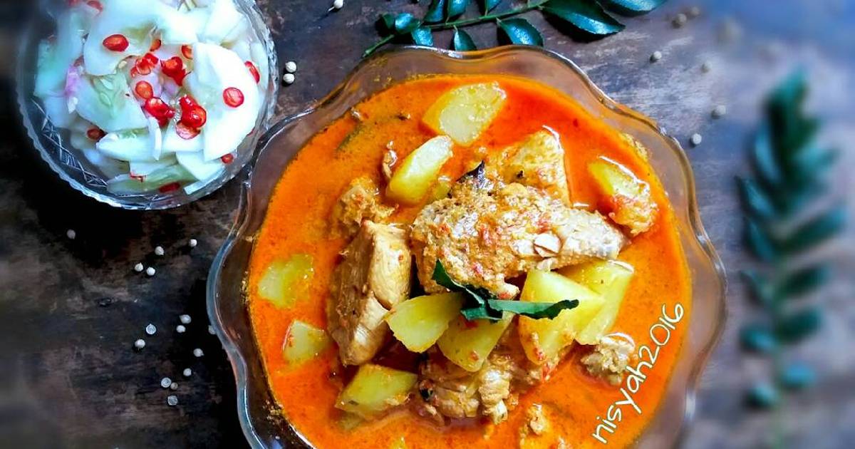 Resep Kari Ayam (Resep Mama Tercinta) ~ Wangi, Gurih, Bikin Nagih! 🍛 ala N i S y a h 🍒