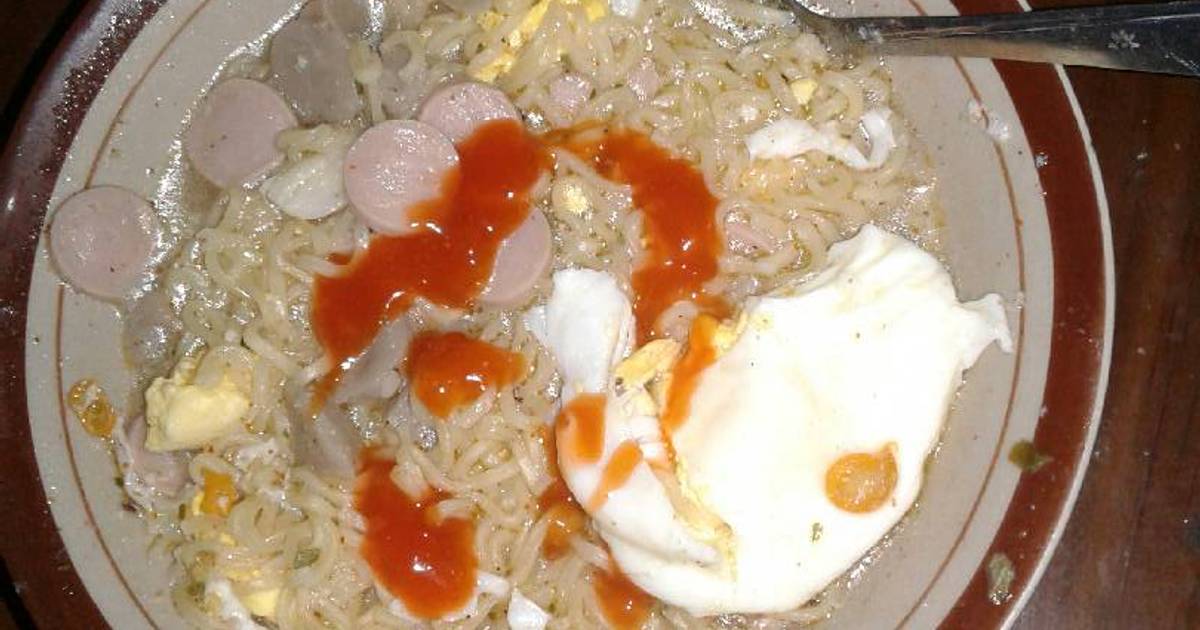 Resep Mie instan ayam bawang superr pedass ala Nazwa Sabilaa Alhusna