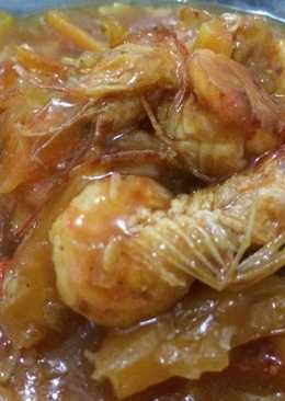 Udang Saos Asam Manis bumbu Sederhana