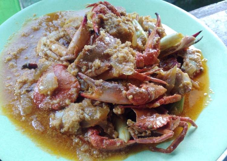 cara membuat Kepiting saos padang