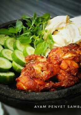Ayam penyet sambal terasi