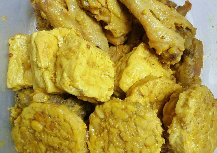 Resep Ayam Ungkep Tinggal Goreng - Coloring P