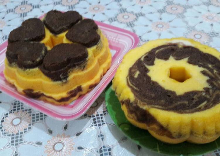 gambar untuk resep makanan Marmer Cake Kukus