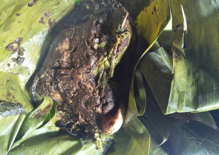 gambar untuk resep makanan Pepes ikan gabus bumbu kluek