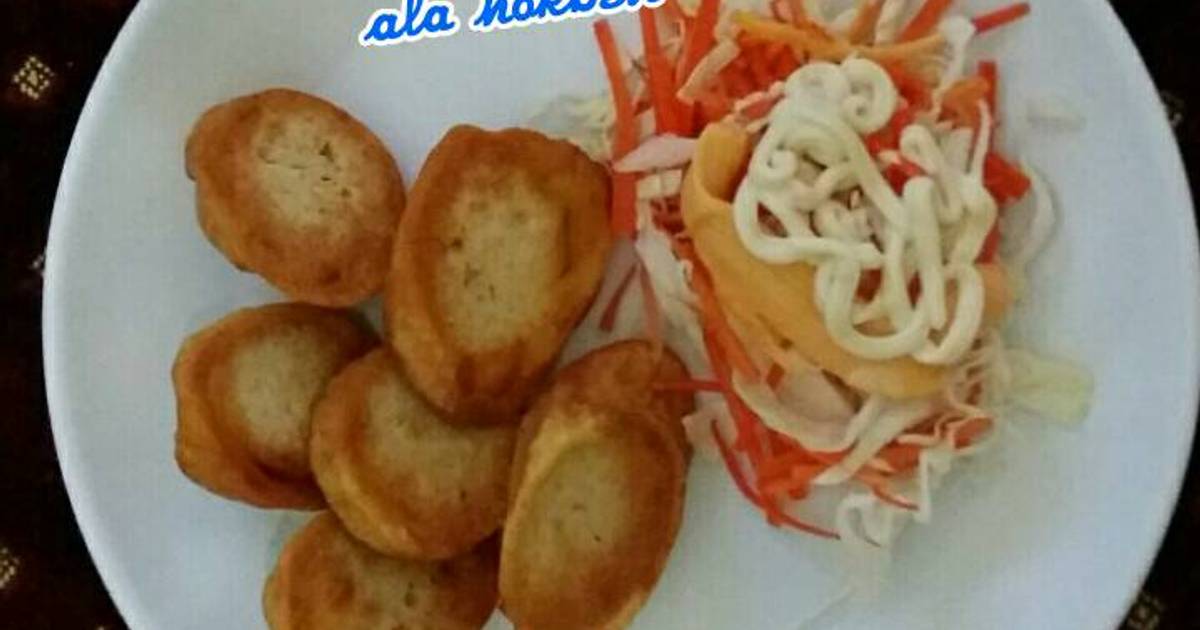 Resep Chicken Egg Roll & Salad ala Hokben ala Intan Camelia Desi