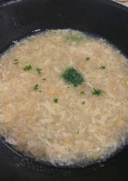 Crab egg drop soup