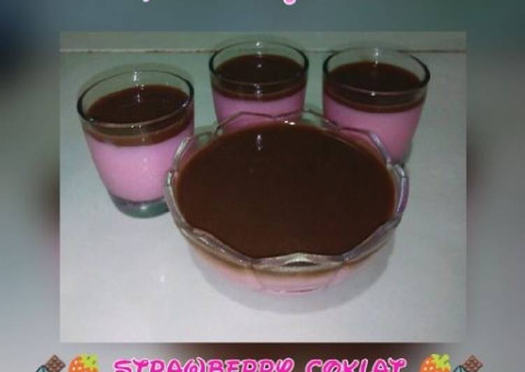 gambar untuk cara membuat Silky Puding Stracok