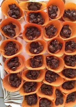 Cemilan sederhana Coklat cornflake