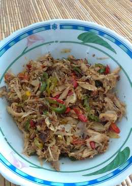 Tongkol suwir pedas gurih (tanpa MSG)