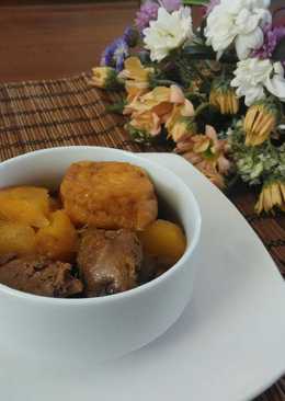 Semur tahu ati kentang