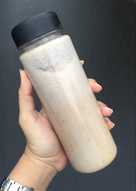 Banana juice with yogurt