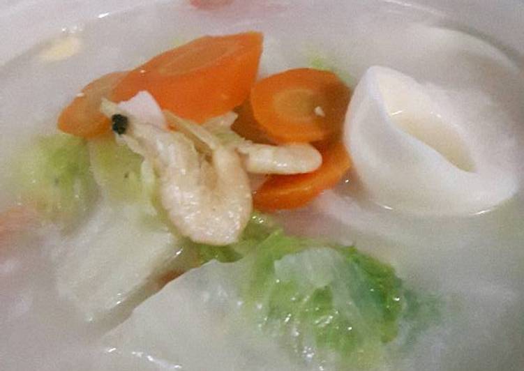 resep lengkap untuk Sayur lodeh putih super easy