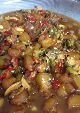 Asem asem kikil / kikil cabe kecap