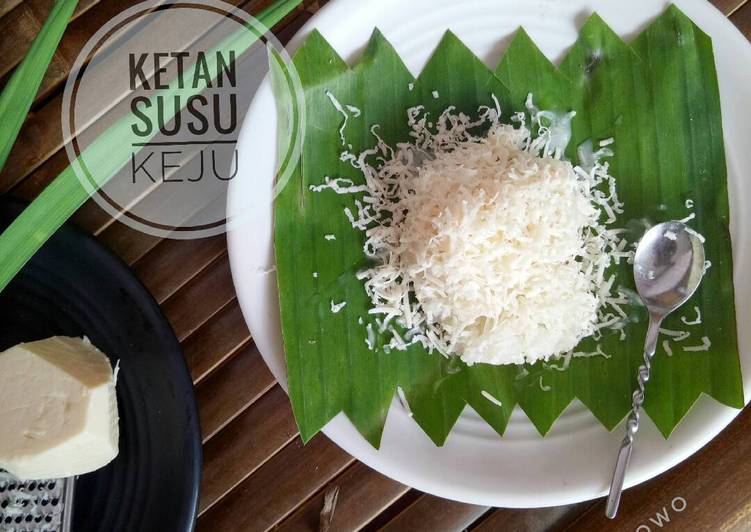 resep makanan Ketan Susu Keju