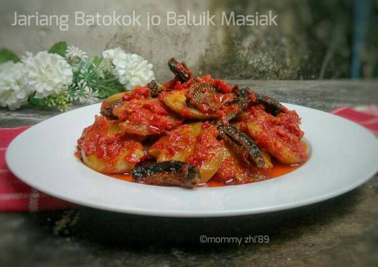 cara membuat Jengkol Belut Balado