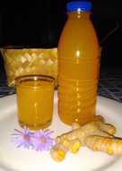 Jamu Kunyit asam gula jawa (iris, no parut, no blender,no peres)