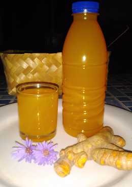 Jamu Kunyit asam gula jawa (iris, no parut, no blender,no peres)