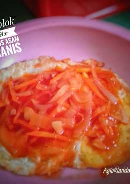 Ceplok Telor saus Asam Manis