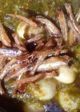 Sambal Lada Hijau Telur Teri