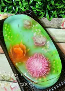 Puding jelly art